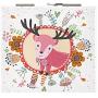 SONGMICS Ballerina Musical Jewelry Box, Wind-Up Music Storage Boxes with Pullout Drawer, Elk Theme, Gift for Kids, White UJMC014PK SONGMICS Ballerina Musical Jewelry Box, Wind-Up Music Storage Boxes with Pullout Drawer, Elk Theme, Gift for Kids, White UJMC014PK