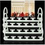 10Pcs Practical Clothes Hanger Rack Wardrobes Shop Closet Wonder Clothing Hook Magic Space Saver