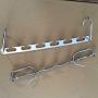 Whitelotous 6PCS Metal Clothes Hanger Rack Clothing Hook Space Saver Organizer Set
