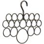 iDesign Axis Metal Loop Scarf Hanger, No Snag Closet Organization Storage Holder for Scarves, Mens Ties, Womens Shawls, Pashminas, Belts, Accessories, Clothes, 18 Compartments (3 Pack Bronze) iDesign Axis Metal Loop Scarf Hanger, No Snag Closet Organization Storage Holder for Scarves, Mens Ties, Womens Shawls, Pashminas, Belts, Accessories, Clothes, 18 Compartments (3 Pack Bronze)