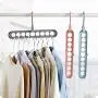 Powerfulline Durable Space Saving Clothes Towel Hook Hanger Closet Organizer Storage Rack Non-Slip Hangers Grey Powerfulline Durable Space Saving Clothes Towel Hook Hanger Closet Organizer Storage Rack Non-Slip Hangers Grey