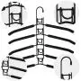 KLEBREIS 5-in-1 Multi-Layer Clothes Hanger, Space Saving, EVA Sponge Material, Non-Slip and Durable, Multi-Function Household Storage Clothes Wardrobe Rack,Pants Hangers KLEBREIS 5-in-1 Multi-Layer Clothes Hanger, Space Saving, EVA Sponge Material, Non-Slip and Durable, Multi-Function Household Storage Clothes Wardrobe Rack,Pants Hangers