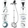 PurSteam - 2019 Official Partner of Fashion - Full Size Steamer for Clothes, Garments, Fabric - Professional Heavy Duty - 4 Steam Levels Producing Perfect Continuous Steam