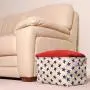 White Star Canvas Storage Basket Boxes for Household Storage with Blue Stars. 16.5in x 12.5in x 7.5in