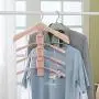 HJYPYJ Magic Hanger,Multi-Layer Storage Folding Hanger,Broad Shoulders No Trace PP Space-Saving Organizer Hanger Non-Slip/Pink / 1 pcs HJYPYJ Magic Hanger,Multi-Layer Storage Folding Hanger,Broad Shoulders No Trace PP Space-Saving Organizer Hanger Non-Slip/Pink / 1 pcs