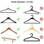 Magnolora 477 Pieces Color-Coding Time-Saver Size Marker, Clothes Hanger Size Tags, Size Dividers with Separate Compartments Storage Box, 9 Sizes Available (XXS - 4XL) for Clothes Shops and Family use