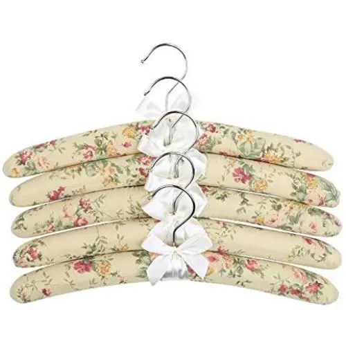 10pcs Random Color Women Clothes Hanger with Soft Padding for Wedding Dress, Rose Bridesmaid Gift Hangers for Clothes 10pcs Random Color Women Clothes Hanger with Soft Padding for Wedding Dress, Rose Bridesmaid Gift Hangers for Clothes
