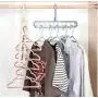 Multi-Function Folding 10pcs Random Color Magic Hanger Nine-Hole Rotating Magic Clothes Hanger Wardrobe Drying Clothes Home Bedroom Storage Holder Multi-Function Folding 10pcs Random Color Magic Hanger Nine-Hole Rotating Magic Clothes Hanger Wardrobe Drying Clothes Home Bedroom Storage Holder