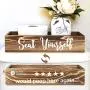 Would Poop Here Again & Seat Yourself Bathroom Decor Storage Box, Toilet Paper Holder Stand, Farmhouse Rustic Wood Organizer Would Poop Here Again & Seat Yourself Bathroom Decor Storage Box, Toilet Paper Holder Stand, Farmhouse Rustic Wood Organizer