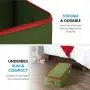 ZOBER Underbed Christmas Ornament Storage Boxes with Zippered Closure - Stores up to 36 Standard Christmas Ornaments 4 - Inch, and Xmas Holiday Accessories, Storage Container with Dividers ZOBER Underbed Christmas Ornament Storage Boxes with Zippered Closure - Stores up to 36 Standard Christmas Ornaments 4 - Inch, and Xmas Holiday Accessories, Storage Container with Dividers