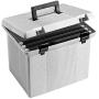 Pendaflex Portable File Box, 11&quotH x 14" W x 11 1/8" D, Granite (41747)