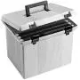 Pendaflex Portable File Box, 11"H x 14" W x 11 1/8" D, Granite (41747) Pendaflex Portable File Box, 11"H x 14" W x 11 1/8" D, Granite (41747)