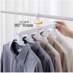 Clothes Hangers Multi-Function 5 Hook Coat Pants Drying Rack Plastic Storage Hanger Space Saving Organizer Hangers for Clothes