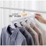 Clothes Hangers Multi-Function 5 Hook Coat Pants Drying Rack Plastic Storage Hanger Space Saving Organizer Hangers for Clothes