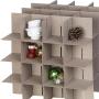 Christmas Ornament Storage Boxes with Lid - Store up to 64 Christmas Ornaments and Holiday Decor, a Storage Cube and Christmas Boxes Container to Preserve Holiday Decorations ? Durable 600D Material