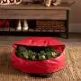 ZOBER Premium Christmas Wreath Storage Bag 36” - Dual Zippered Storage Container & Durable Handles, Protect Artificial Wreaths - Holiday Xmas Bag Made of Tear Proof 600D Oxford - 5 Year Warranty ZOBER Premium Christmas Wreath Storage Bag 36” - Dual Zippered Storage Container & Durable Handles, Protect Artificial Wreaths - Holiday Xmas Bag Made of Tear Proof 600D Oxford - 5 Year Warranty