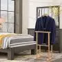 Wood Valet Stand Coat Rack Executive Clothes Suit Hanger Wood Valet Stand Coat Rack Executive Clothes Suit Hanger