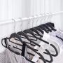 Yeshom 100Pcs Velvet Hanger Non Slip Clothes Suit Flocked Hangers Swivel Hook Ultrathin Space Saving Home Wardrobe