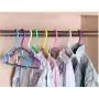 Portable Clothes Drying Rack Baby Clothes Hangers Plastic Anti Skid Clothes Hangers Skirt Pants Clothes Hanger 20pcs Random Color Portable Clothes Drying Rack Baby Clothes Hangers Plastic Anti Skid Clothes Hangers Skirt Pants Clothes Hanger 20pcs Random Color