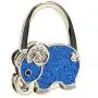 WSSROGY 2 Pcs Foldable Rhinestone Elephant Handbag Purse Hook Hanger Table Foldable Handbag Storage Folding Decor Table Hook
