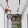 DINGEE 12 inch 6 Pack Extra Large S Hooks Heavy Duty Rubber end ,Plant Hanging Hooks Long S Shaped Extension Hooks,Metal Hanging S Hooks for Plants,Patio,Indoor Outdoor,Closet,Bikes,