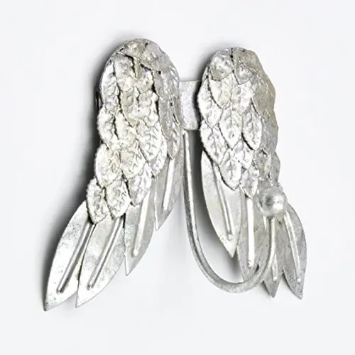 abodent.com Silver Pretty Angel Wings Cherubs Wing Coat Hook Hooks Wall Mounted Door Hook Hanger for Hat Coat Clothes Kitchen Bathroom Bedroom Office (Screws Included) abodent.com Silver Pretty Angel Wings Cherubs Wing Coat Hook Hooks Wall Mounted Door Hook Hanger for Hat Coat Clothes Kitchen Bathroom Bedroom Office (Screws Included)