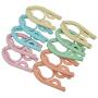 iSuperb Pack of 10 Folding Clothes Hangers Travel Portable Drying Rack