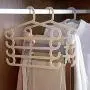 HJYPYJ Magic Clothes Hangers,Multi-Layer Space-Saving Organizer Hangers,Household Multifunction Trouser Hangers, No Glitches/Gray / 10 Pcs HJYPYJ Magic Clothes Hangers,Multi-Layer Space-Saving Organizer Hangers,Household Multifunction Trouser Hangers, No Glitches/Gray / 10 Pcs