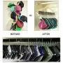 Eletorot Hats Rack Organizer Hanger 10pcs Stainell Steel Clips Baseball Holder Caps Holder Drying Clothes Rack for Travelling