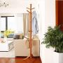 Xinxin Xin Coat Racks Clothes Stand Hangers Solid Wood Floorstanding Can Rotate Stable and Durable,Clothes Tree