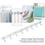 Woyisisi Clothes Hanger Wall Mounted 8 Hooks Hat Keychain Laundry Rack Hanger Storage Shelf Home(White) Woyisisi Clothes Hanger Wall Mounted 8 Hooks Hat Keychain Laundry Rack Hanger Storage Shelf Home(White)