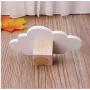 Cute Cloud Hooks Wooden Clothes Hanger Wall Decor Children Bedroom Pendant 10pcs