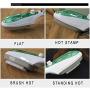 Portable Mini Steam Hanging Machine Handheld Iron Steam Brush Mini Household Iron Ironing Machine, Suitable for Family, Travel-Green