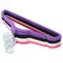 Cute 100Pcs Non Slip Velvet Clothes/Suit/Shirt/Pants Hangers White, Black, Purple And Red