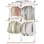 PRINCE HANGER, One Touch Double 2 Tier Adjustable Hanger, Holds 80kg(176LB) per Horizontal bar, Clothing Rack, Closet Organizer,38mm Vertical Pole, Heavy Duty, Garment Rack, PHUS-0033, Made in Korea PRINCE HANGER, One Touch Double 2 Tier Adjustable Hanger, Holds 80kg(176LB) per Horizontal bar, Clothing Rack, Closet Organizer,38mm Vertical Pole, Heavy Duty, Garment Rack, PHUS-0033, Made in Korea