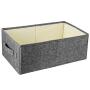 Cube Storage Organizer Bin Storage Cube Toys Baskets Storage Bins for Living Room Bathroom Bedroom Kitchen Grey Storage Cubes Shelves Boxes Storage Chest