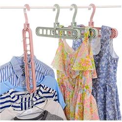 Home Storage Clothes Hanger Drying Rack Plastic Scarf Clothes Hangers Storage Racks Wardrobe Storage Hanger 10pcs Random Color