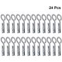 Cabilock Clothes pin 24PCS Plastic Windproof Clothes Pegs Laundry Hook Hanger Clothes Hanging Clips Household Clothes pin Hook Socks Folder (Grey)