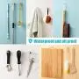 GINMINO Wall Hooks 13.5lbs(Max) Transparent Reusable Adhesive Hooks,Waterproof and Oilproof, Bathroom Kitchen Wall Hooks Heavy Duty 10 Pack GINMINO Wall Hooks 13.5lbs(Max) Transparent Reusable Adhesive Hooks,Waterproof and Oilproof, Bathroom Kitchen Wall Hooks Heavy Duty 10 Pack