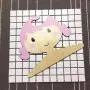 Studyset Kids Clothes Hangers, Wooden Cartoon Girl Shape Coat Hanger for Kids Room Storage Decoration Pink