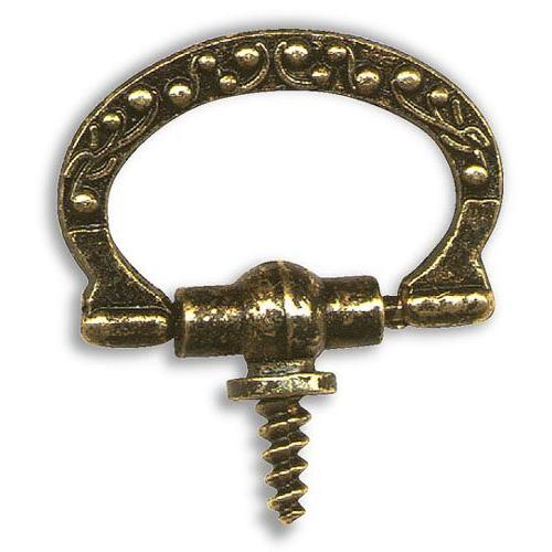 National Artcraft Antique Brass Oval Ring Picture Frame Hanger (Pkg/12)