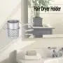 Anself Hair Dryer Holder Wall Mounted Comb Holder Rack Stand Bathroom Storage Organizer Hanger Anself Hair Dryer Holder Wall Mounted Comb Holder Rack Stand Bathroom Storage Organizer Hanger