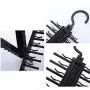 HJYPYJ Magic Hanger,Deformable Magical Hangers,Free Rotation ABS Hanger,Space-Saving Organizer Hangers,Load 1Kg Long Hanging No Trace/Black / 3 pcs HJYPYJ Magic Hanger,Deformable Magical Hangers,Free Rotation ABS Hanger,Space-Saving Organizer Hangers,Load 1Kg Long Hanging No Trace/Black / 3 pcs