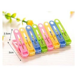 VNDEFUL 100PCS Multi-function thickened plastic jumbo clamps,PP Plastic Spring Hanging Clips Clamps Clothes Line Clips Mini Paper Photos Clip Clothespins Clip Hanger Clips