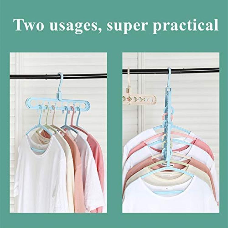 Clothes Hangers Space Saving 4 Packs Hanger Organizer Magic Space Saver  Hangers Sturdy Plastic Cascading Hangers