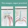 Clothes Hangers Space Saving 4 Packs Hanger Organizer Magic Space Saver Hangers Sturdy Plastic Cascading Hangers Smart Closet Organization for Home, College Dorm Room Clothes Hangers Space Saving 4 Packs Hanger Organizer Magic Space Saver Hangers Sturdy Plastic Cascading Hangers Smart Closet Organization for Home, College Dorm Room