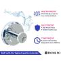 HOME SO Bathroom Hook with Suction Cup Holder - Removable Shower & Kitchen Hooks Hanger for Towel, Bath Robe, Coat, Loofah (2-Pack) HOME SO Bathroom Hook with Suction Cup Holder - Removable Shower & Kitchen Hooks Hanger for Towel, Bath Robe, Coat, Loofah (2-Pack)