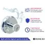 HOME SO Bathroom Hook with Suction Cup Holder - Removable Shower & Kitchen Hooks Hanger for Towel, Bath Robe, Coat, Loofah (2-Pack)
