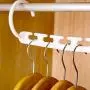 LiCHY 8PCs Space Saver Wonder Magic Clothes Hanger Rack Clothing Hook Organizer Set