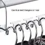STAR-FLY Magic Hangers, Space Saving Hangers Magical Clothing Hanger with Hook Stainless Steel Wonder Closet Organizer (10-Pack)
